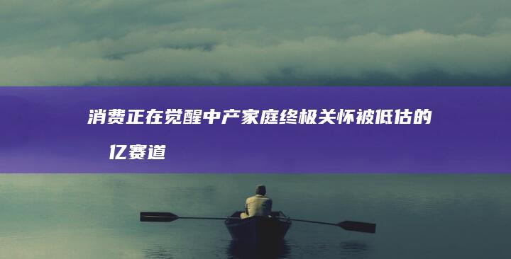 消费正在觉醒-中产家庭-终极关怀-被低估的千亿赛道 (消费观为何崩塌)
